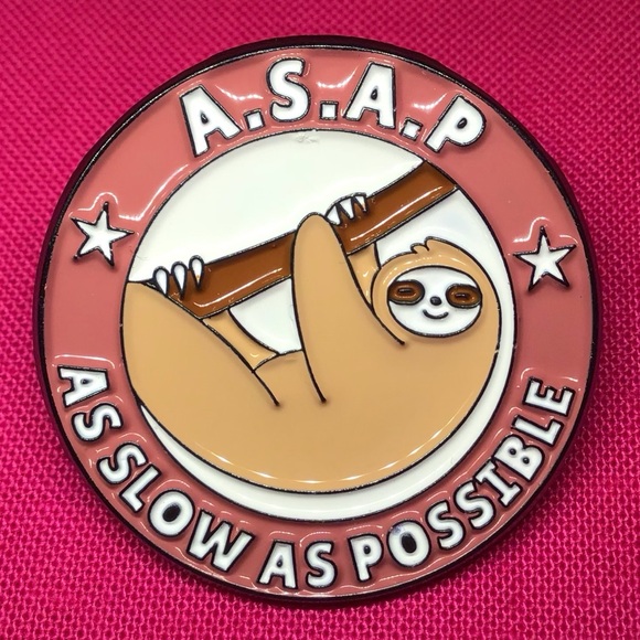 Jewelry - ASAP Sloth Enamel Pin